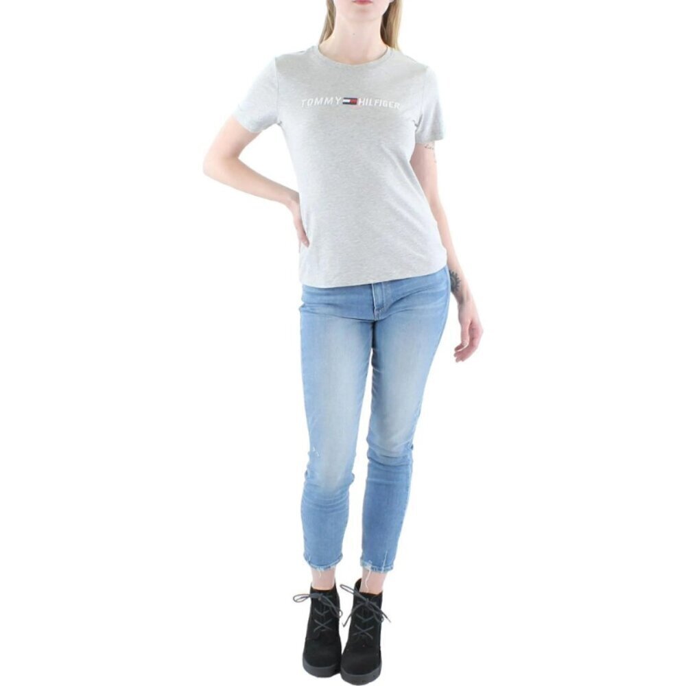 Tommy Hilfiger Sport Size Small Grey Logo T-Shirt NWT